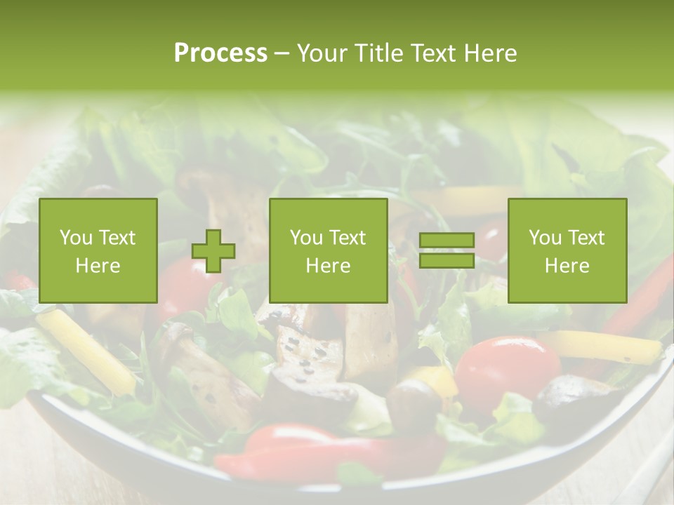 Red Vegetarian Snack PowerPoint Template