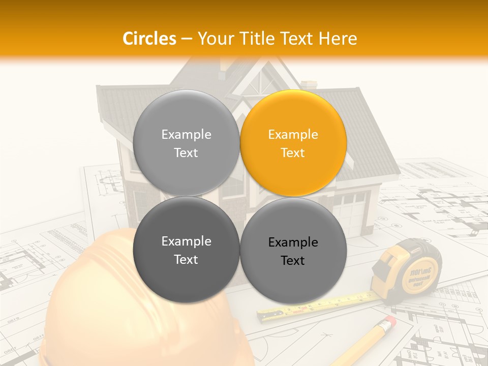 Measurement Built Facade PowerPoint Template