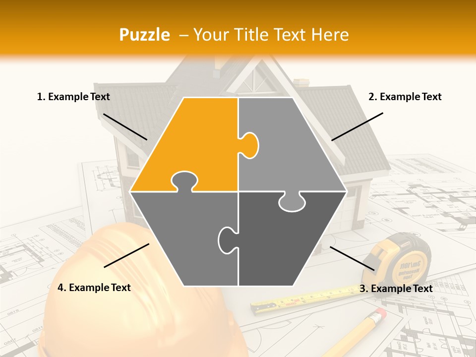 Measurement Built Facade PowerPoint Template