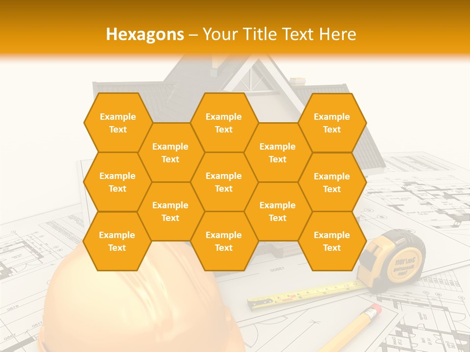 Measurement Built Facade PowerPoint Template