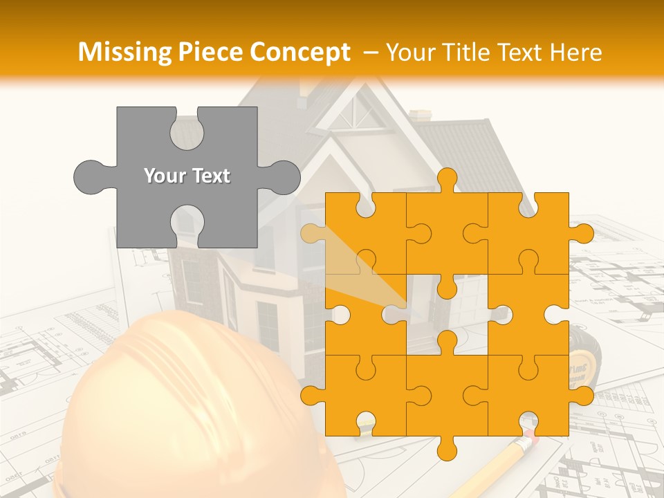 Measurement Built Facade PowerPoint Template