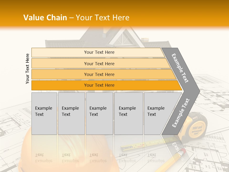 Measurement Built Facade PowerPoint Template