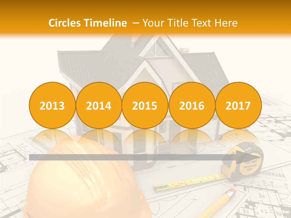 Measurement Built Facade PowerPoint Template