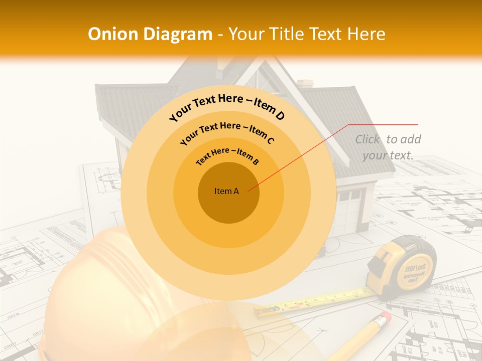 Measurement Built Facade PowerPoint Template