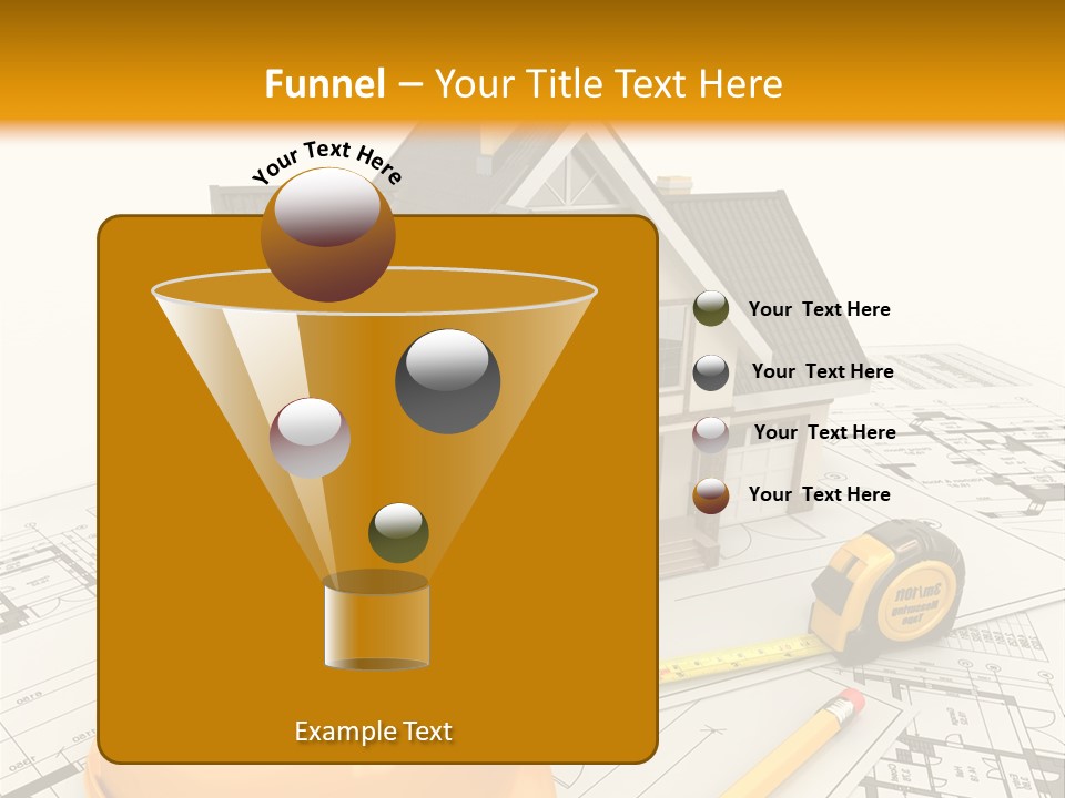 Measurement Built Facade PowerPoint Template