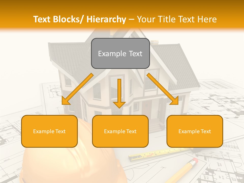 Measurement Built Facade PowerPoint Template