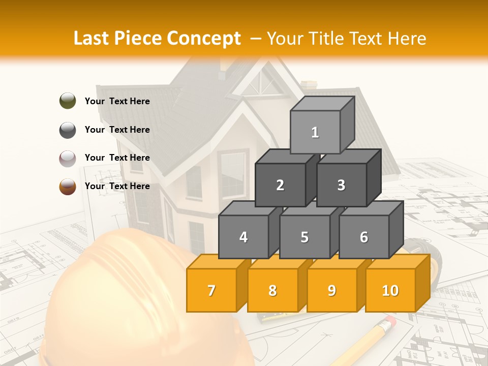 Measurement Built Facade PowerPoint Template