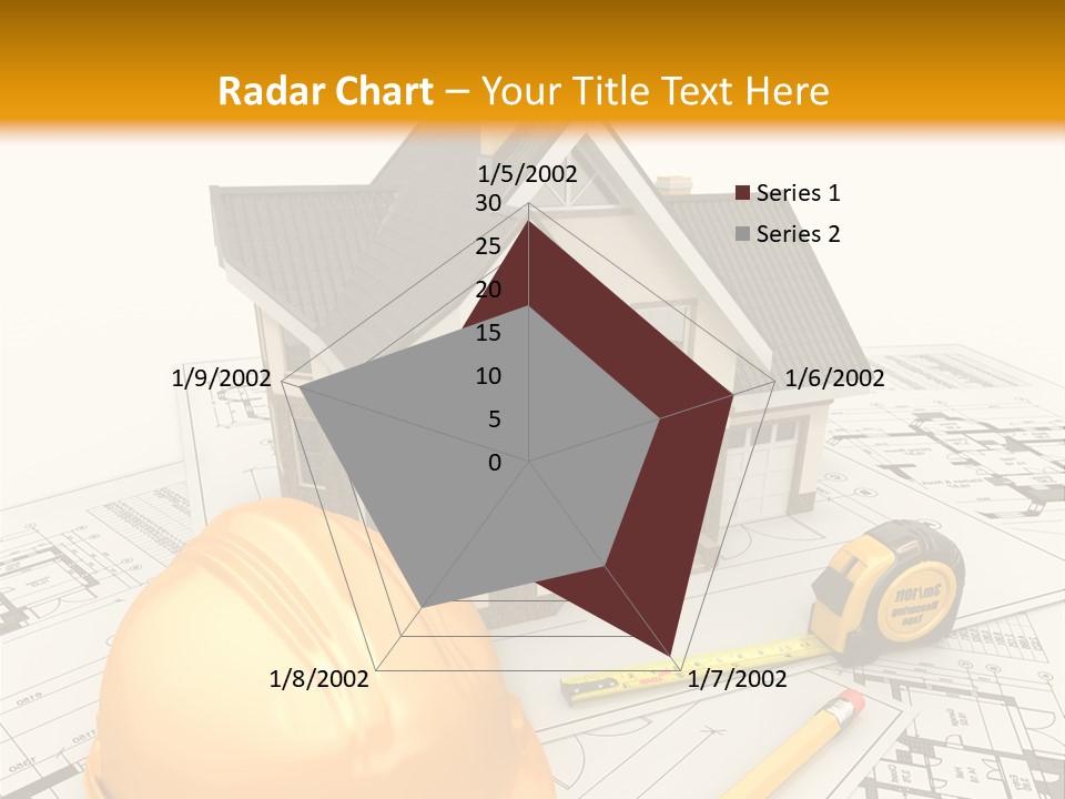 Measurement Built Facade PowerPoint Template