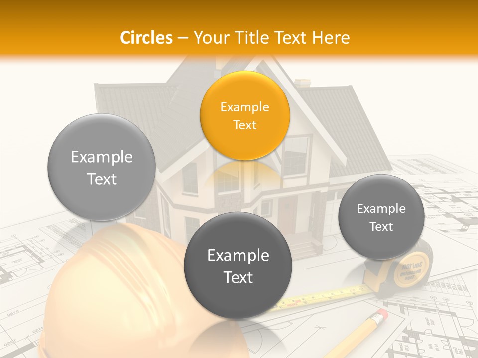 Measurement Built Facade PowerPoint Template