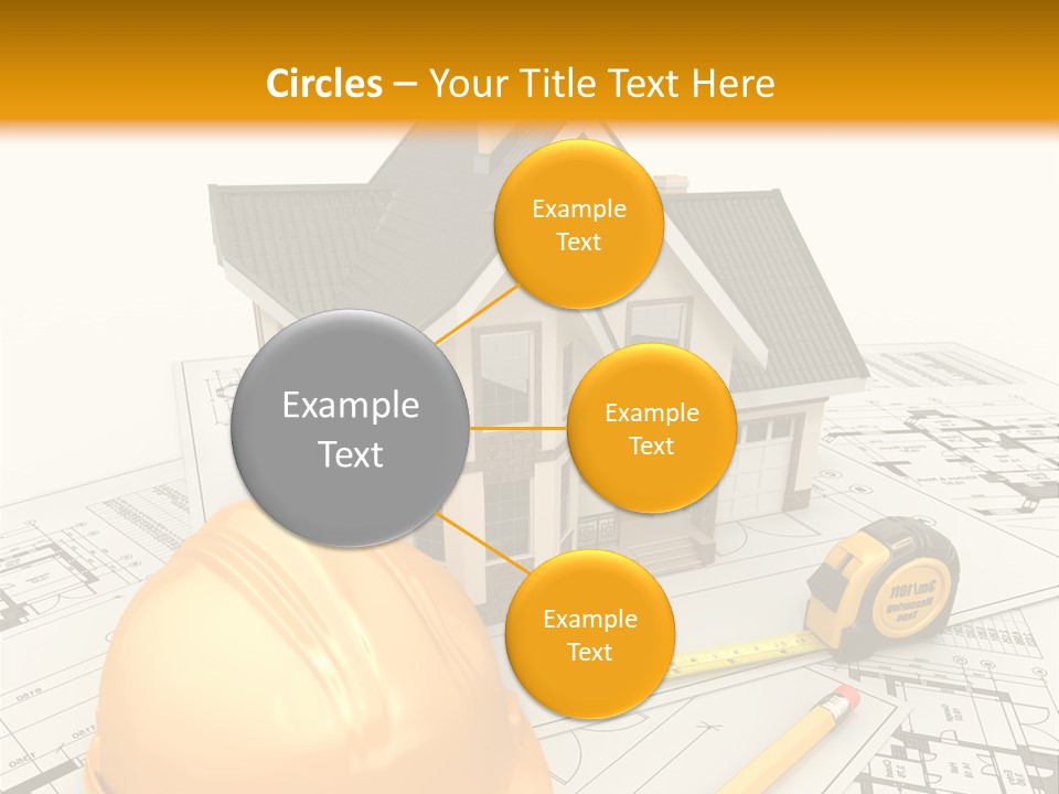 Measurement Built Facade PowerPoint Template