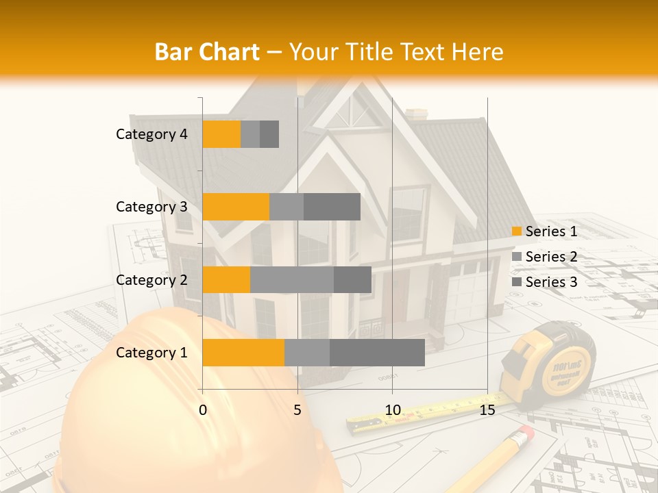 Measurement Built Facade PowerPoint Template