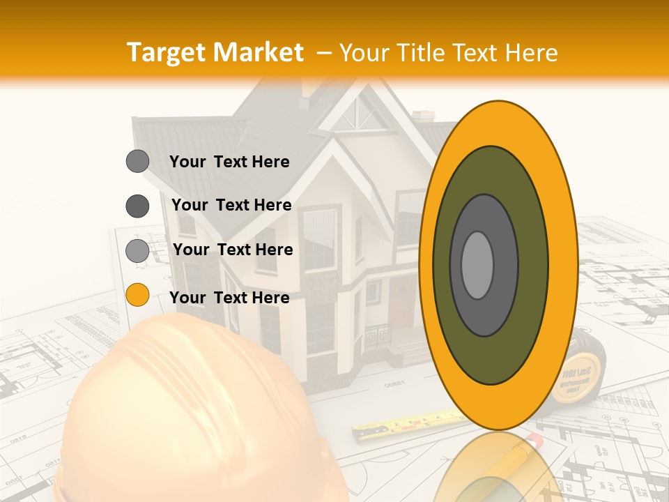 Measurement Built Facade PowerPoint Template