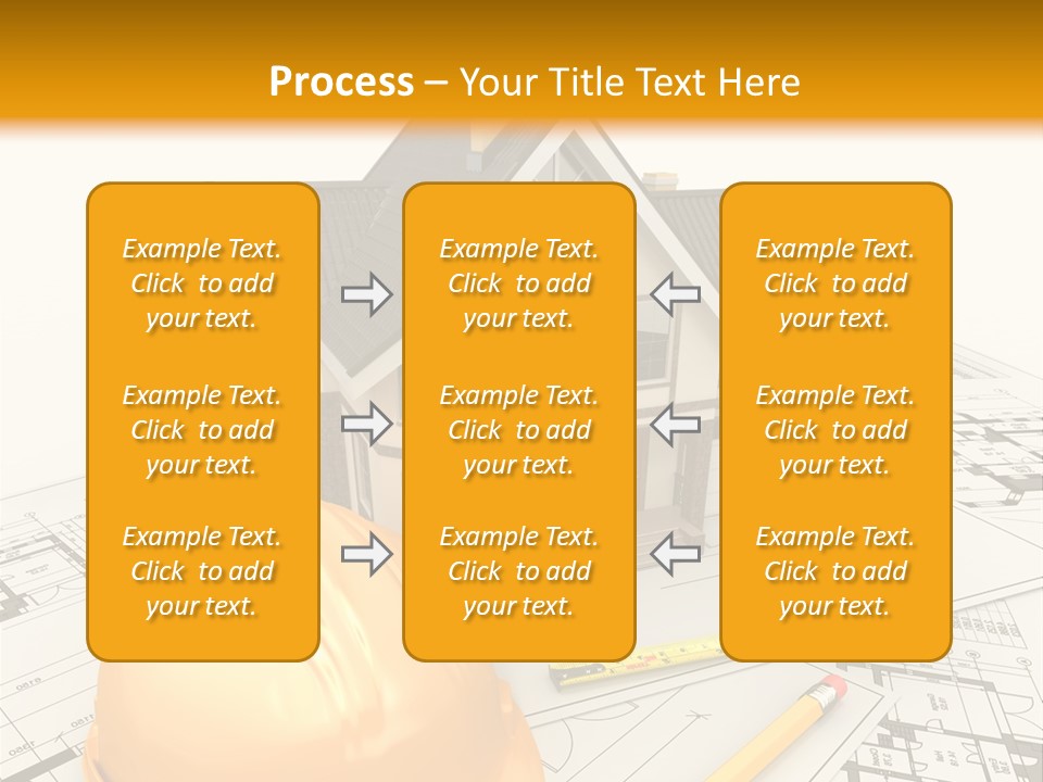 Measurement Built Facade PowerPoint Template
