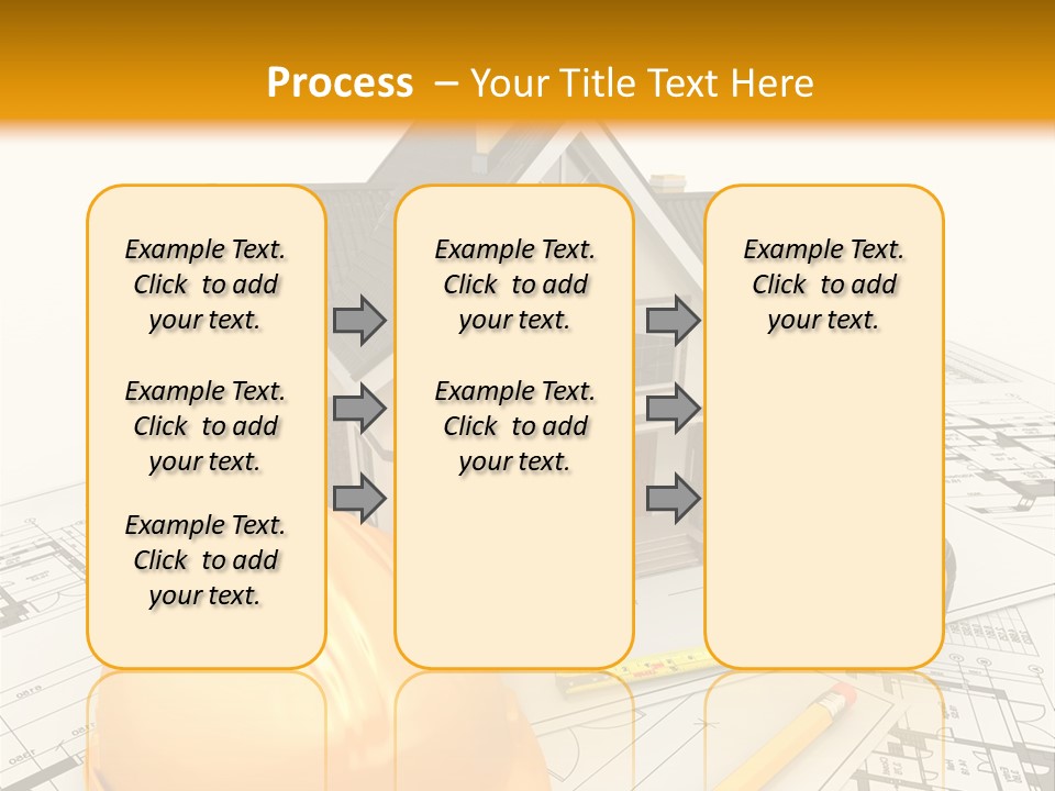 Measurement Built Facade PowerPoint Template