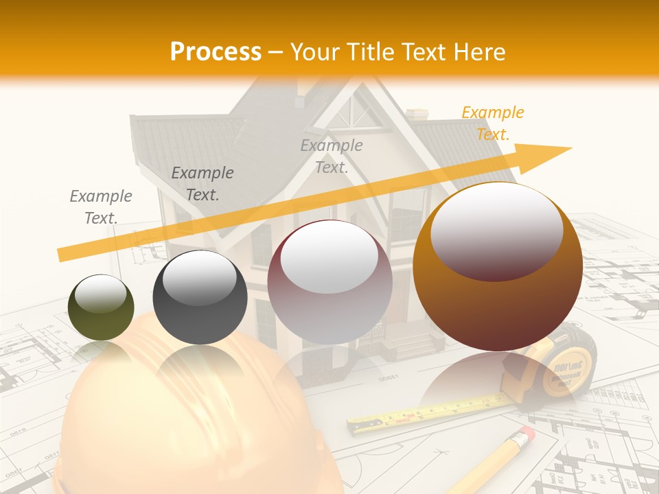 Measurement Built Facade PowerPoint Template