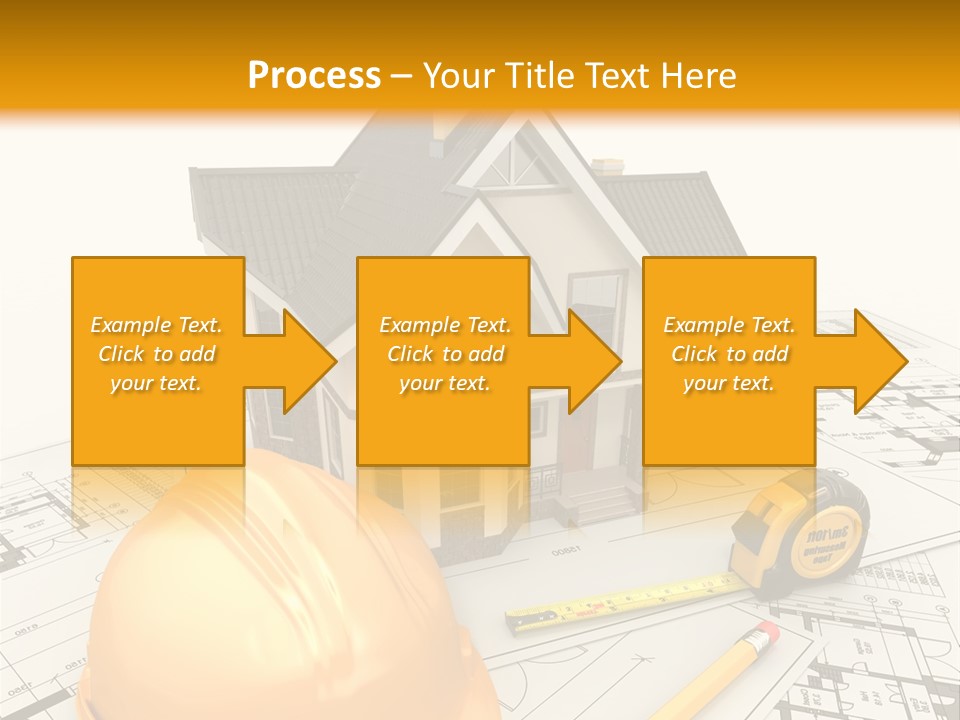 Measurement Built Facade PowerPoint Template