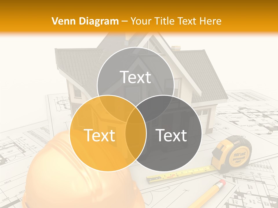 Measurement Built Facade PowerPoint Template