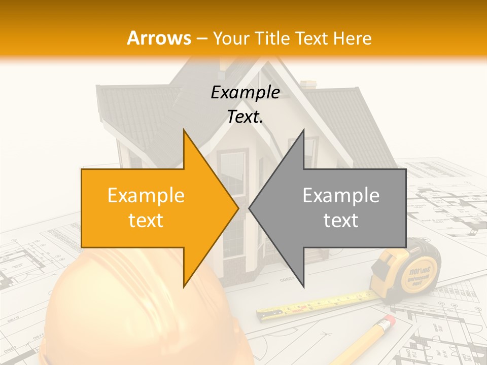 Measurement Built Facade PowerPoint Template