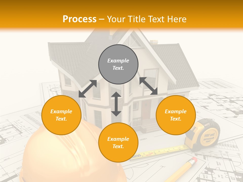 Measurement Built Facade PowerPoint Template