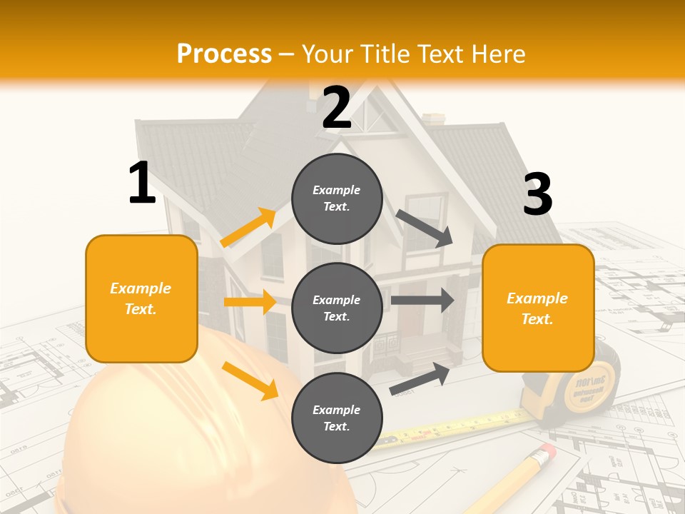 Measurement Built Facade PowerPoint Template