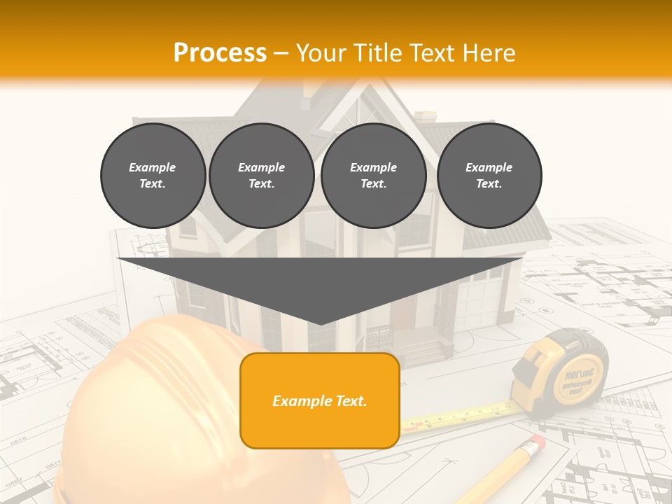 Measurement Built Facade PowerPoint Template