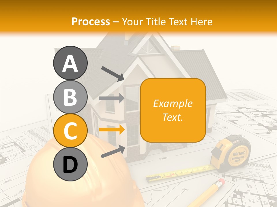 Measurement Built Facade PowerPoint Template