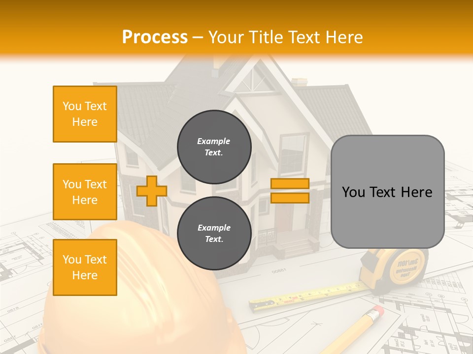 Measurement Built Facade PowerPoint Template