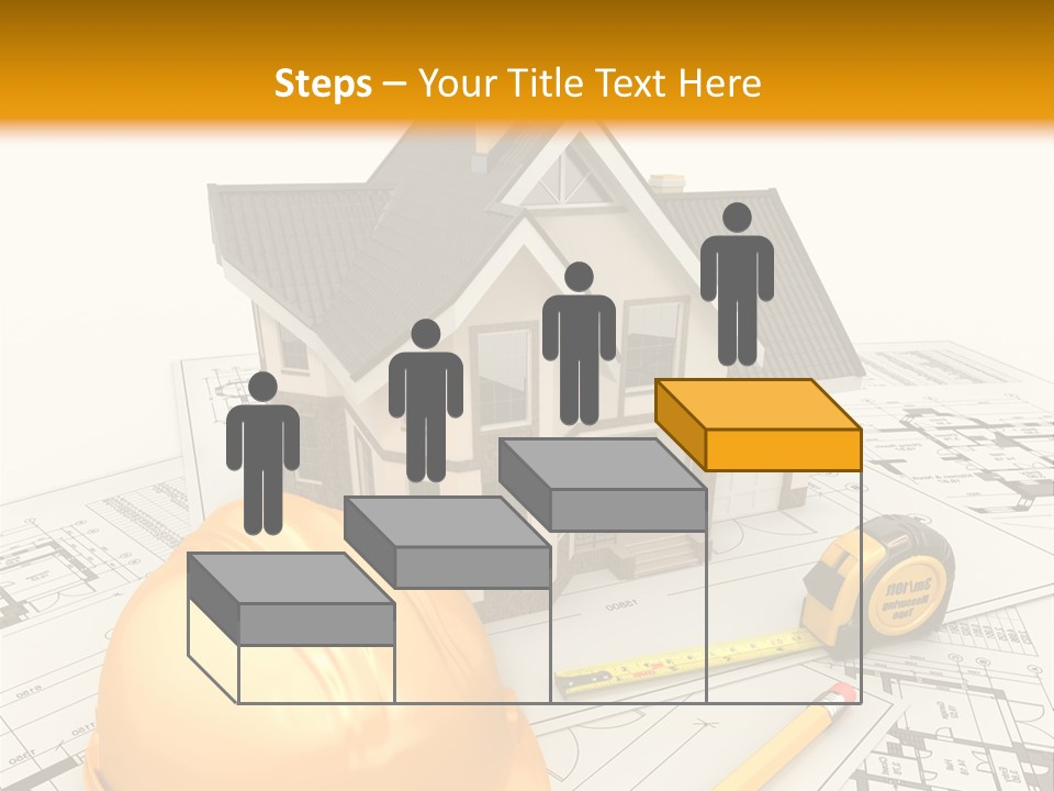 Measurement Built Facade PowerPoint Template