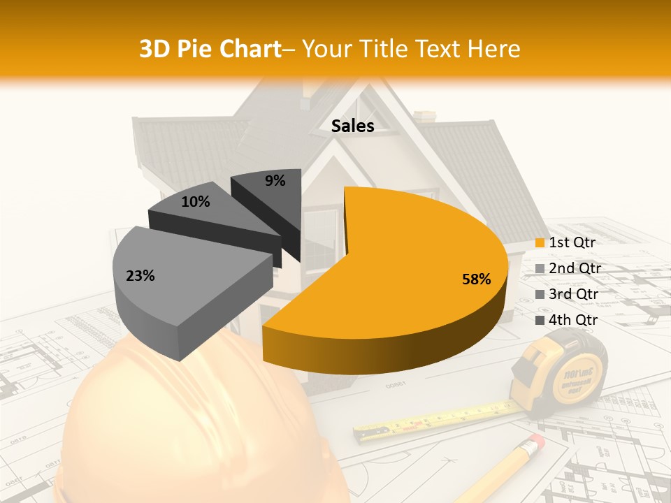 Measurement Built Facade PowerPoint Template