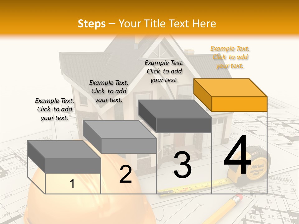 Measurement Built Facade PowerPoint Template