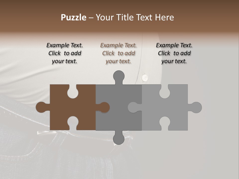 Obesity Abdomen Body PowerPoint Template