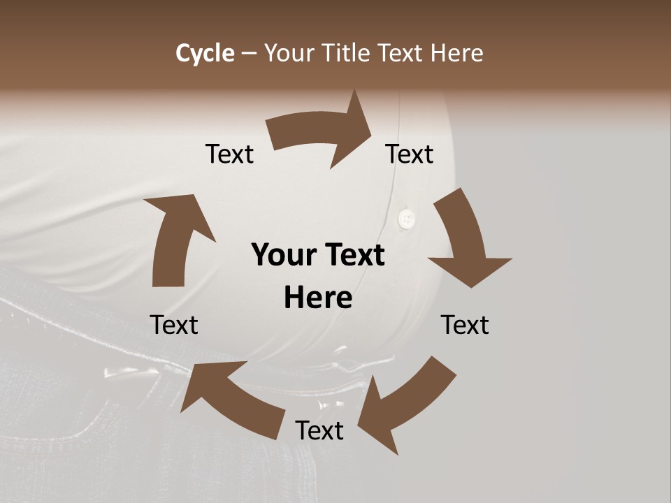 Obesity Abdomen Body PowerPoint Template