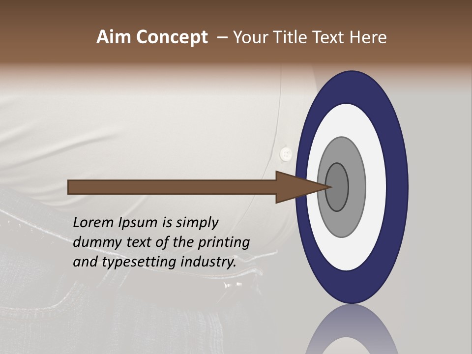 Obesity Abdomen Body PowerPoint Template