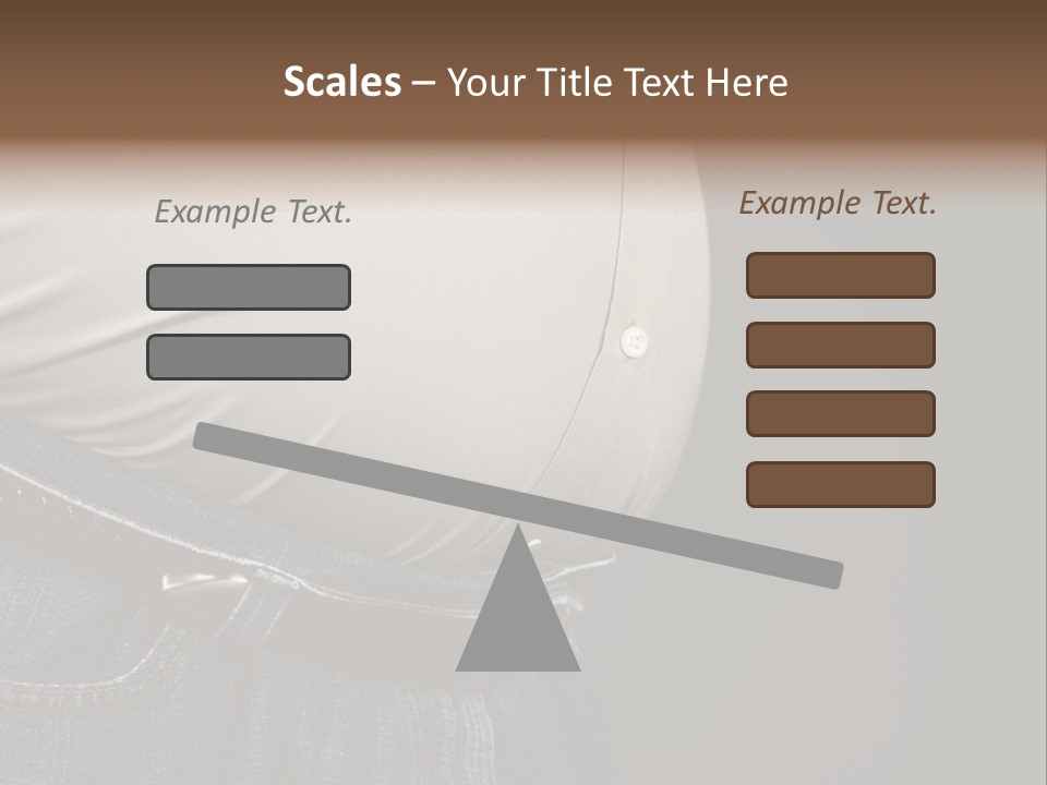 Obesity Abdomen Body PowerPoint Template