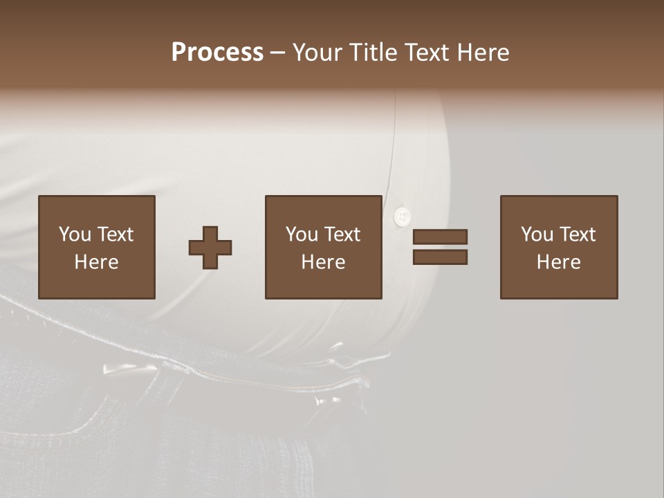 Obesity Abdomen Body PowerPoint Template