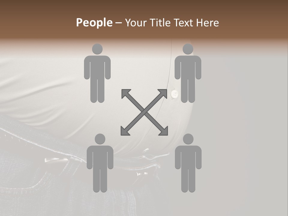 Obesity Abdomen Body PowerPoint Template