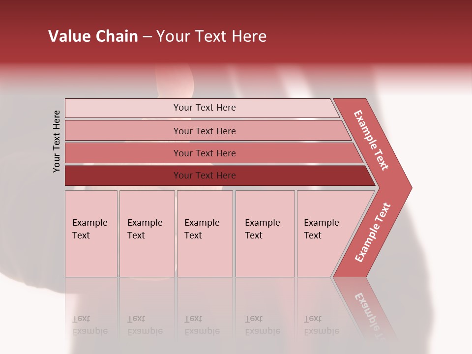 Business Person Isolated On White Positive PowerPoint Template
