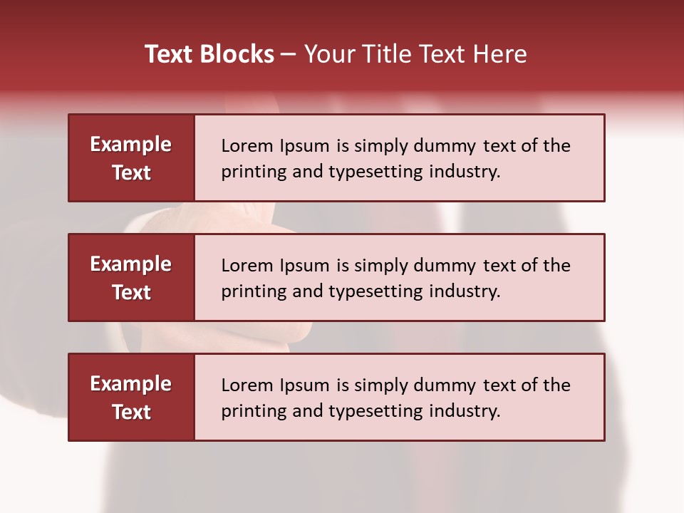 Business Person Isolated On White Positive PowerPoint Template