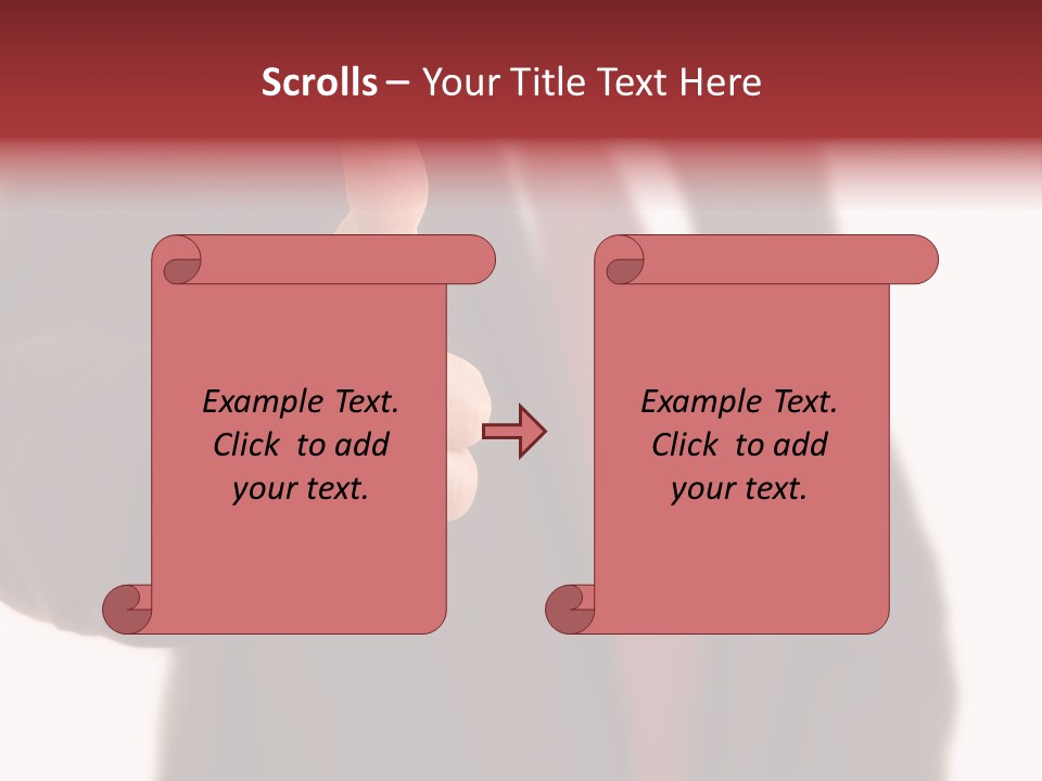 Business Person Isolated On White Positive PowerPoint Template
