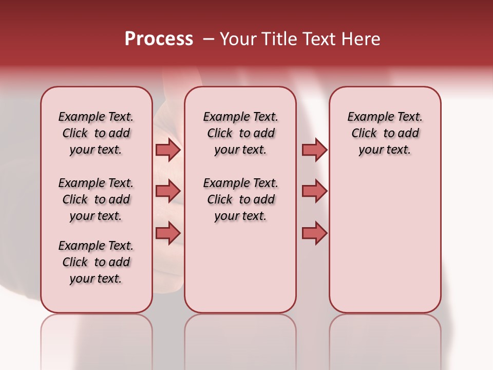 Business Person Isolated On White Positive PowerPoint Template