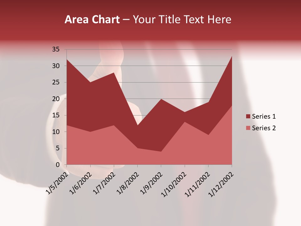 Business Person Isolated On White Positive PowerPoint Template