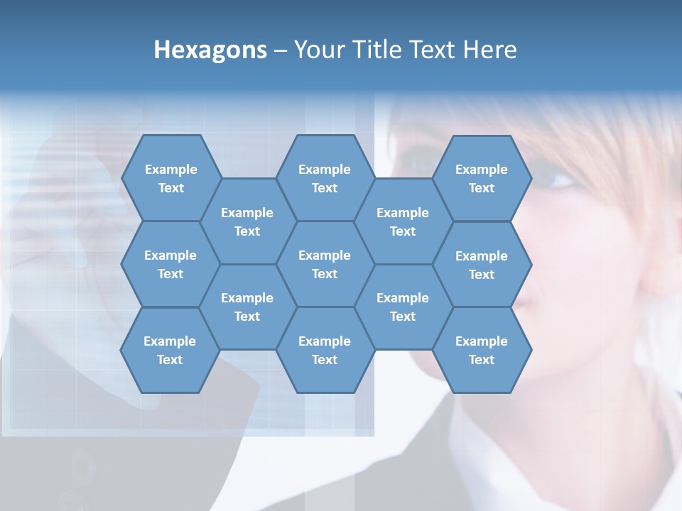 A Business Woman Powerpoint Presentation Template PowerPoint Template