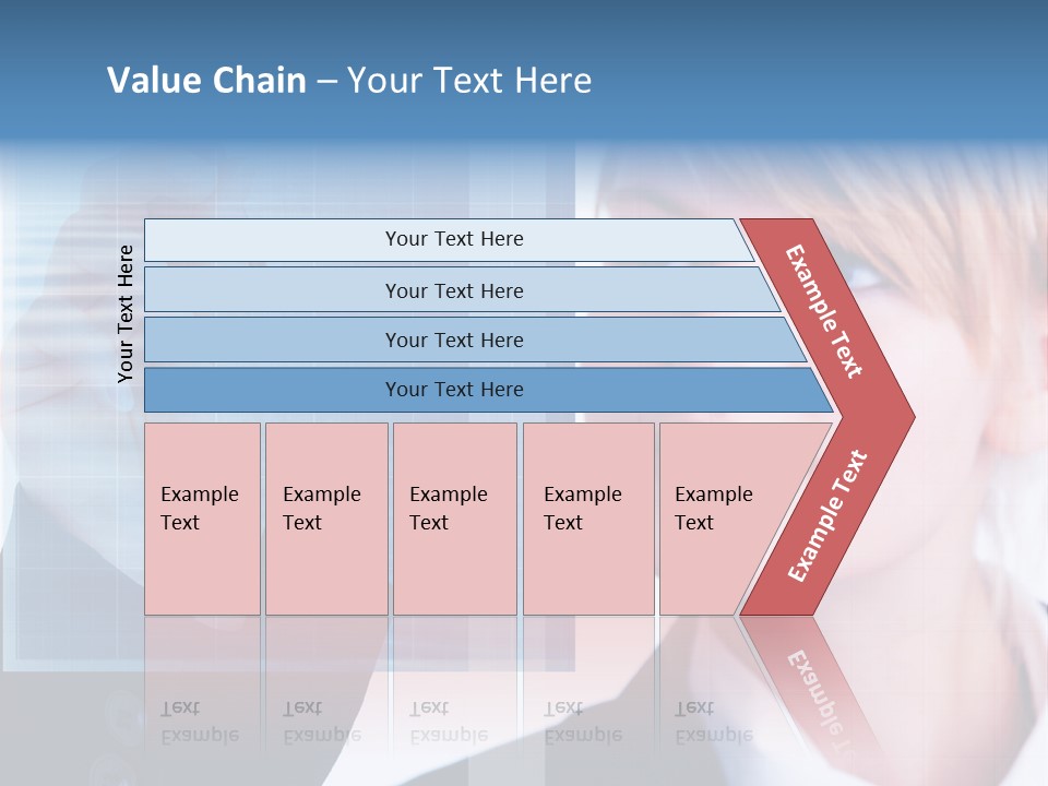 A Business Woman Powerpoint Presentation Template PowerPoint Template