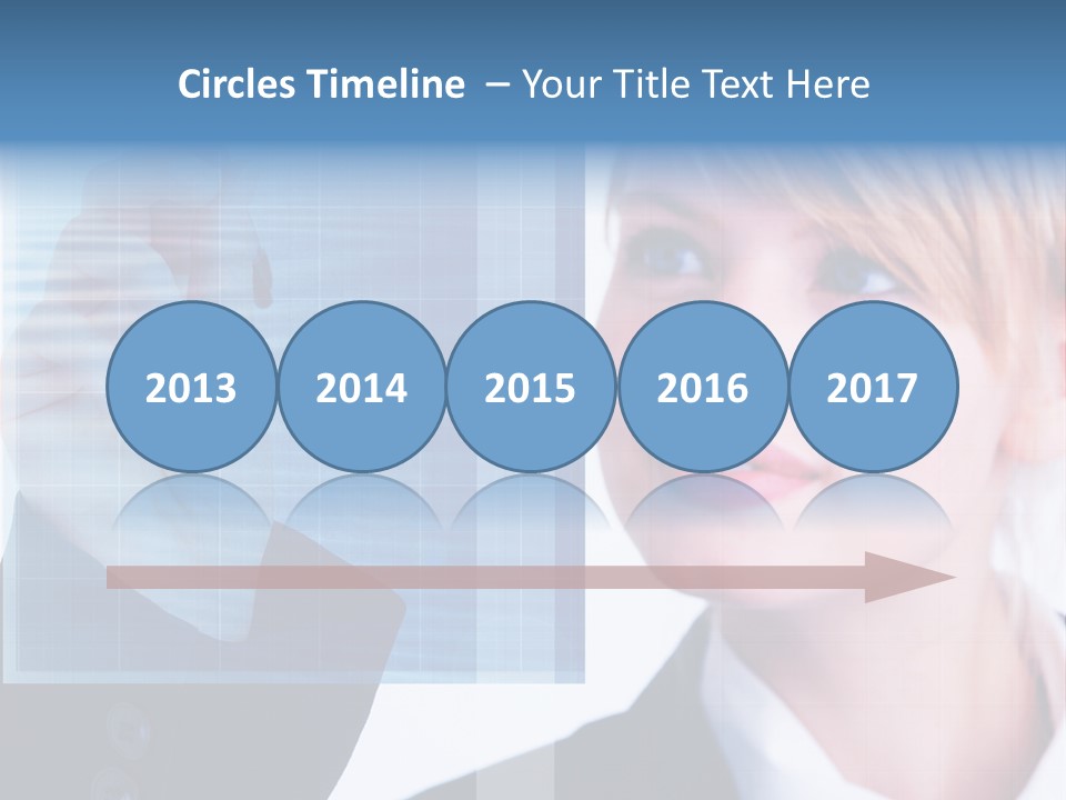 A Business Woman Powerpoint Presentation Template PowerPoint Template