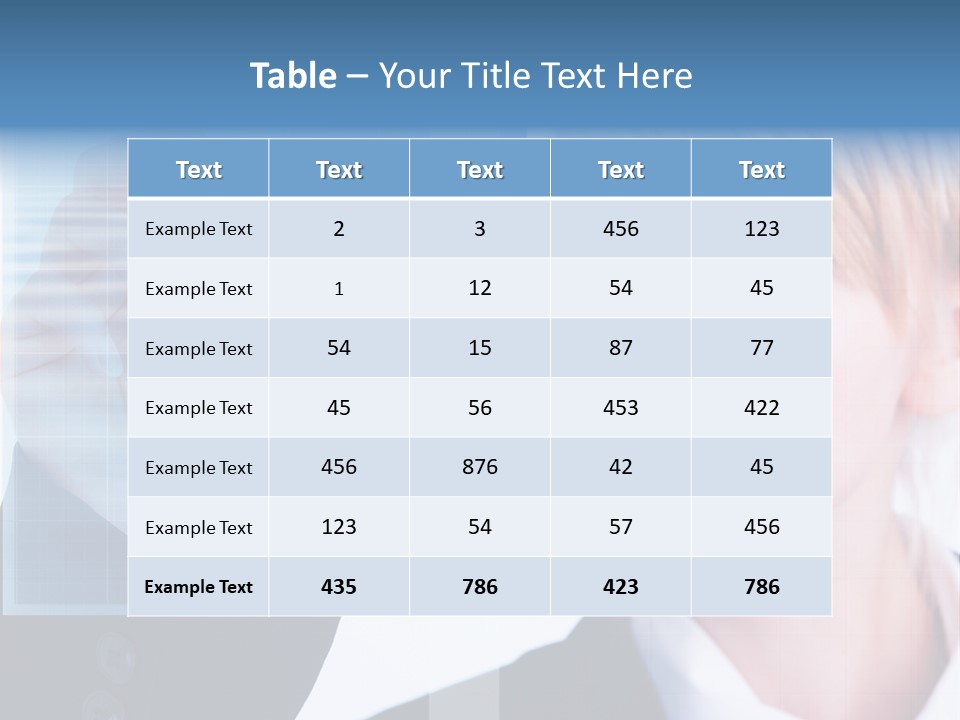 A Business Woman Powerpoint Presentation Template PowerPoint Template