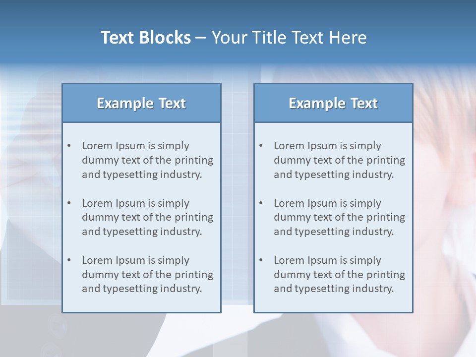 A Business Woman Powerpoint Presentation Template PowerPoint Template