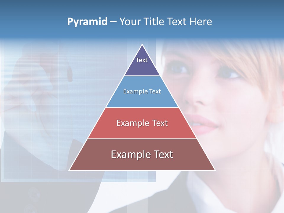 A Business Woman Powerpoint Presentation Template PowerPoint Template