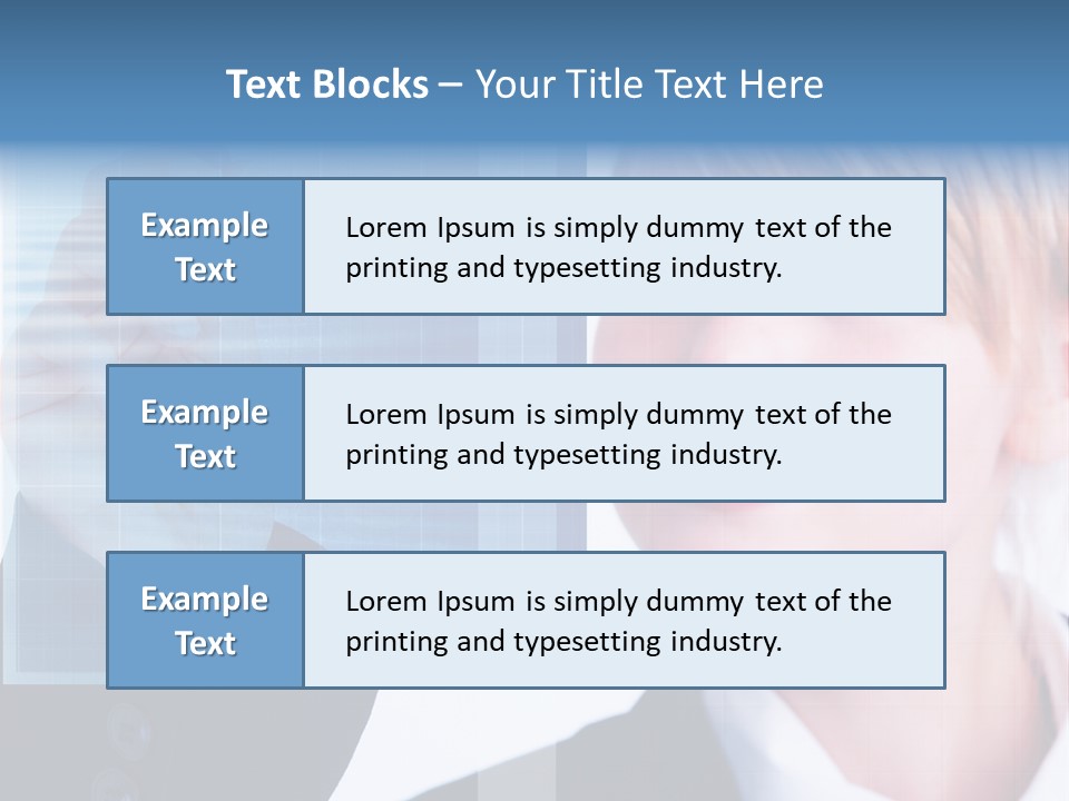A Business Woman Powerpoint Presentation Template PowerPoint Template