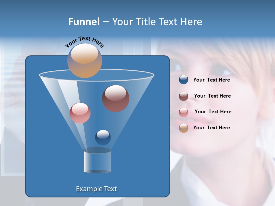 A Business Woman Powerpoint Presentation Template PowerPoint Template