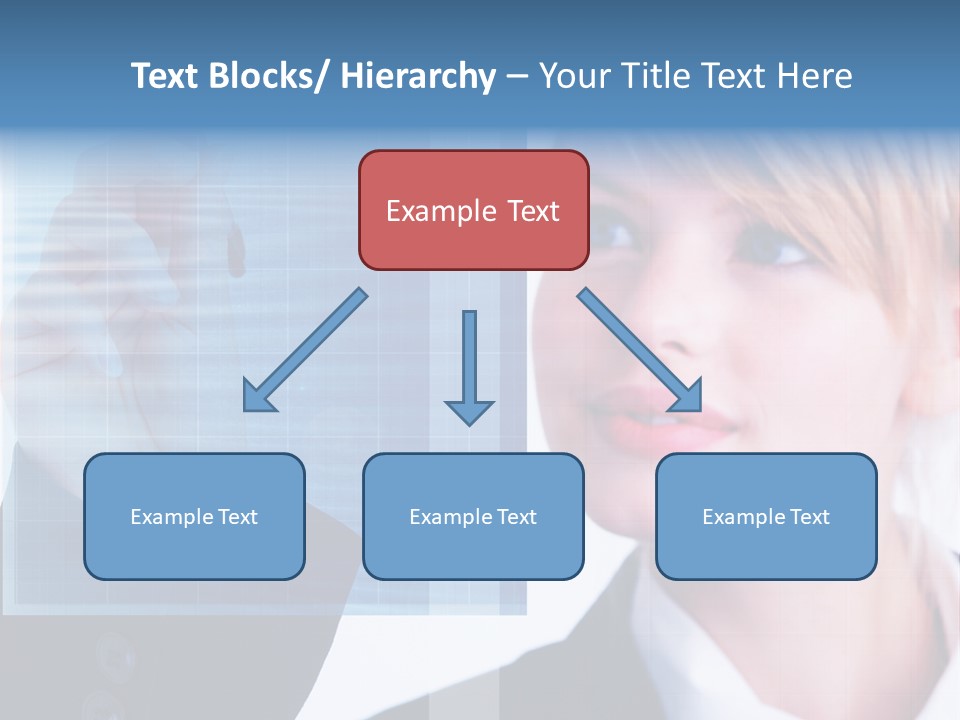 A Business Woman Powerpoint Presentation Template PowerPoint Template